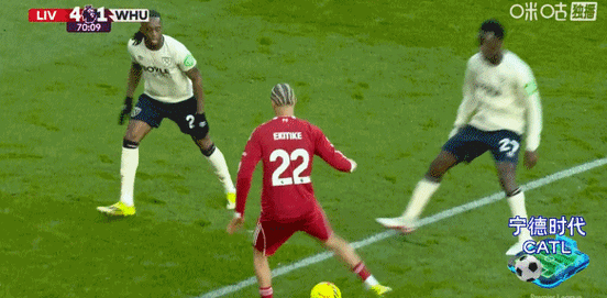 埃基蒂克vs卡拉巴克全场数据：射门6进球1，关键传球2助攻1