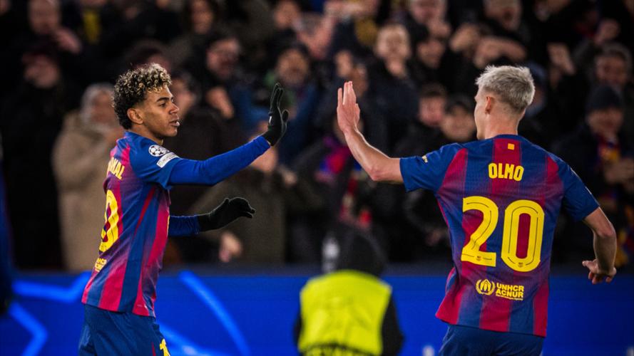 巴萨4-1哥本哈根全场数据：射门27-6，射正13-1，良机5-1