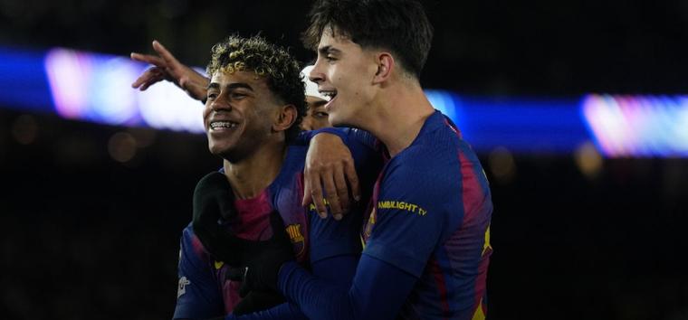 每体巴萨评分:亚马尔、贝尔纳尔8分居首,拉什福德7分插图 每体巴萨评分:亚马尔、贝尔纳尔8分居首,拉什福德7分插图