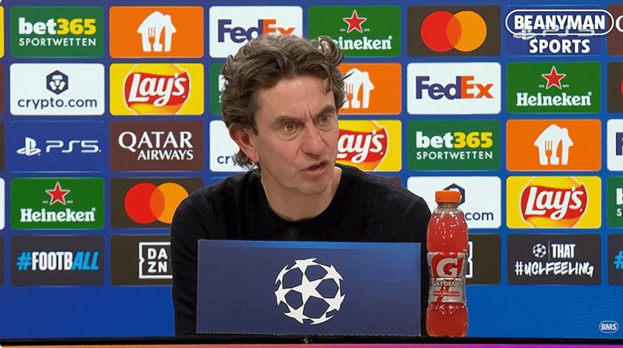 英超排第14欧冠排第4！弗兰克：热刺在欧冠表现令人印象深刻